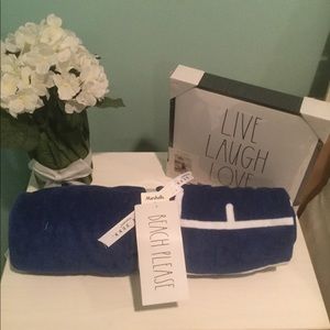 Rae Dunn “BEACH PLEASE” beach towel